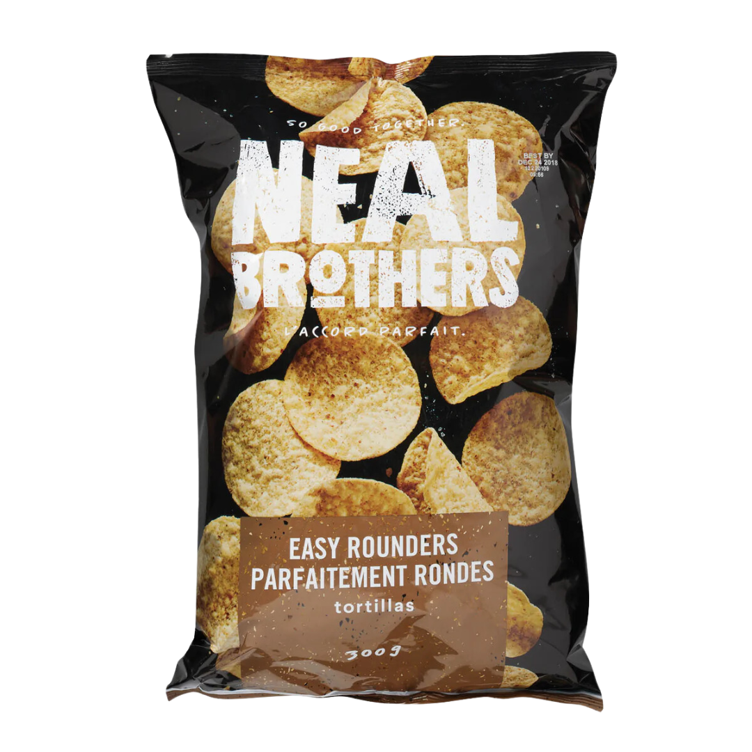 Neal Brothers Easy Rounders Tortilla Chips / 300g