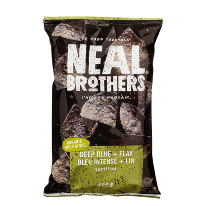 Neal Brothers Deep Blue Flax Tortilla Chips / 300g