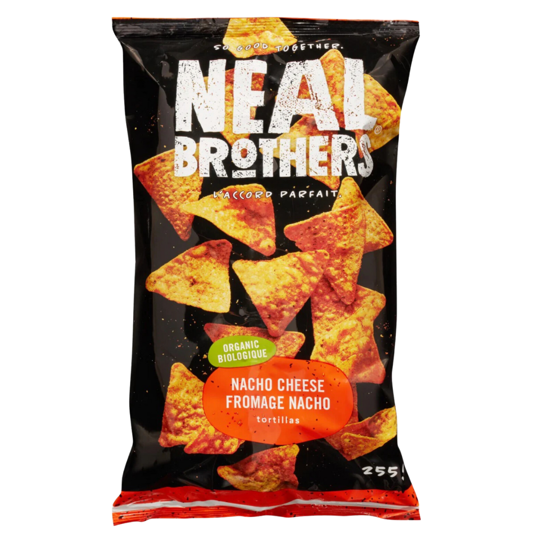 Neal Brothers Nacho Cheese Tortilla Chips / 255g
