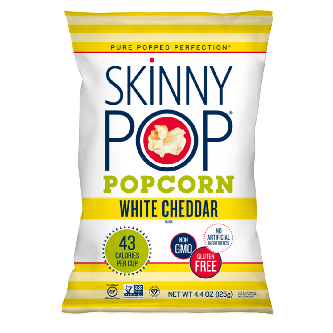 Skinny Pop White Cheddar Popcorn / 125g
