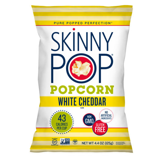 Skinny Pop White Cheddar Popcorn / 125g