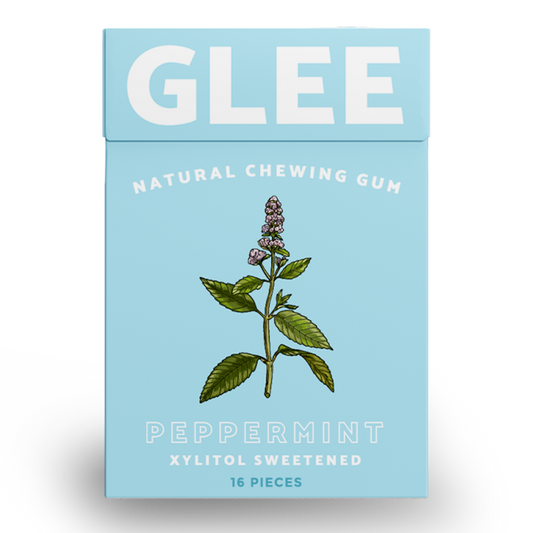 Glee Gomme à mâcher à la menthe poivrée / 16pc