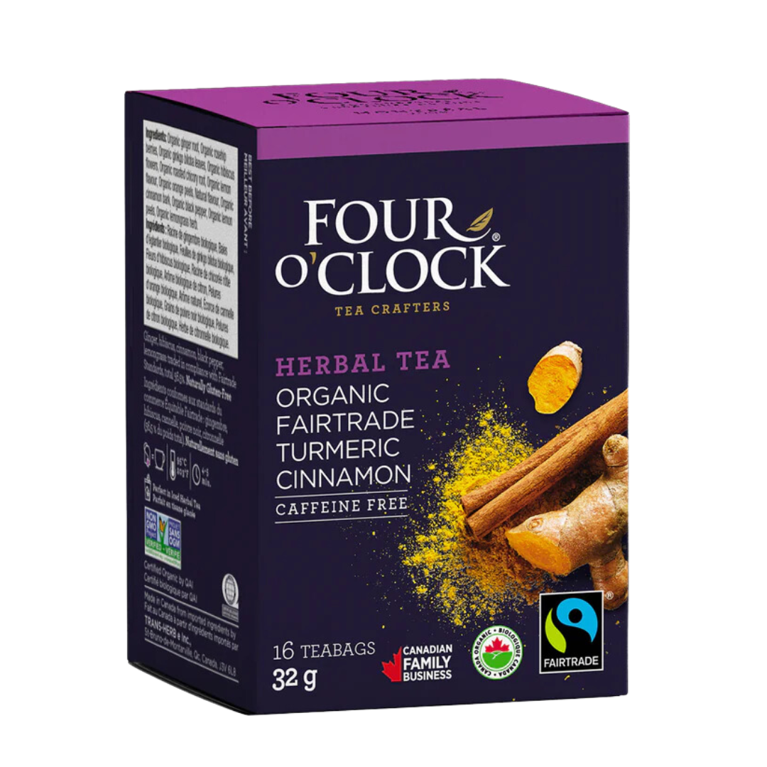 Four O'Clock Turmeric Cinnamon Tea / 16bg