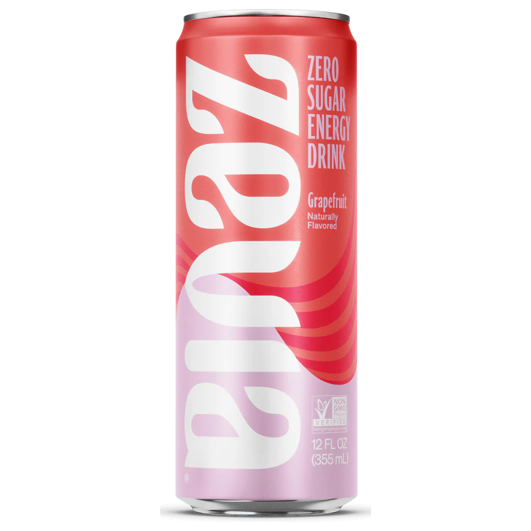 Zevia Grapefruit Energy Drink / 355ml