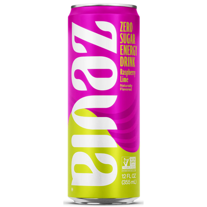 Zevia Raspberry Lime Energy Drink / 355ml