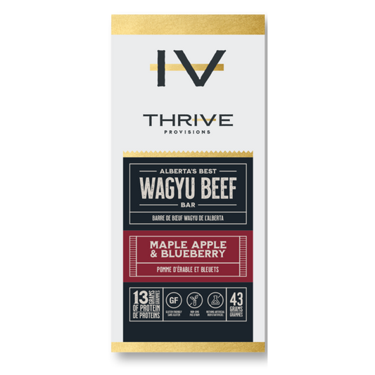 Thrive Provisions Barre de viande, pomme, érable et bleuet / 43g